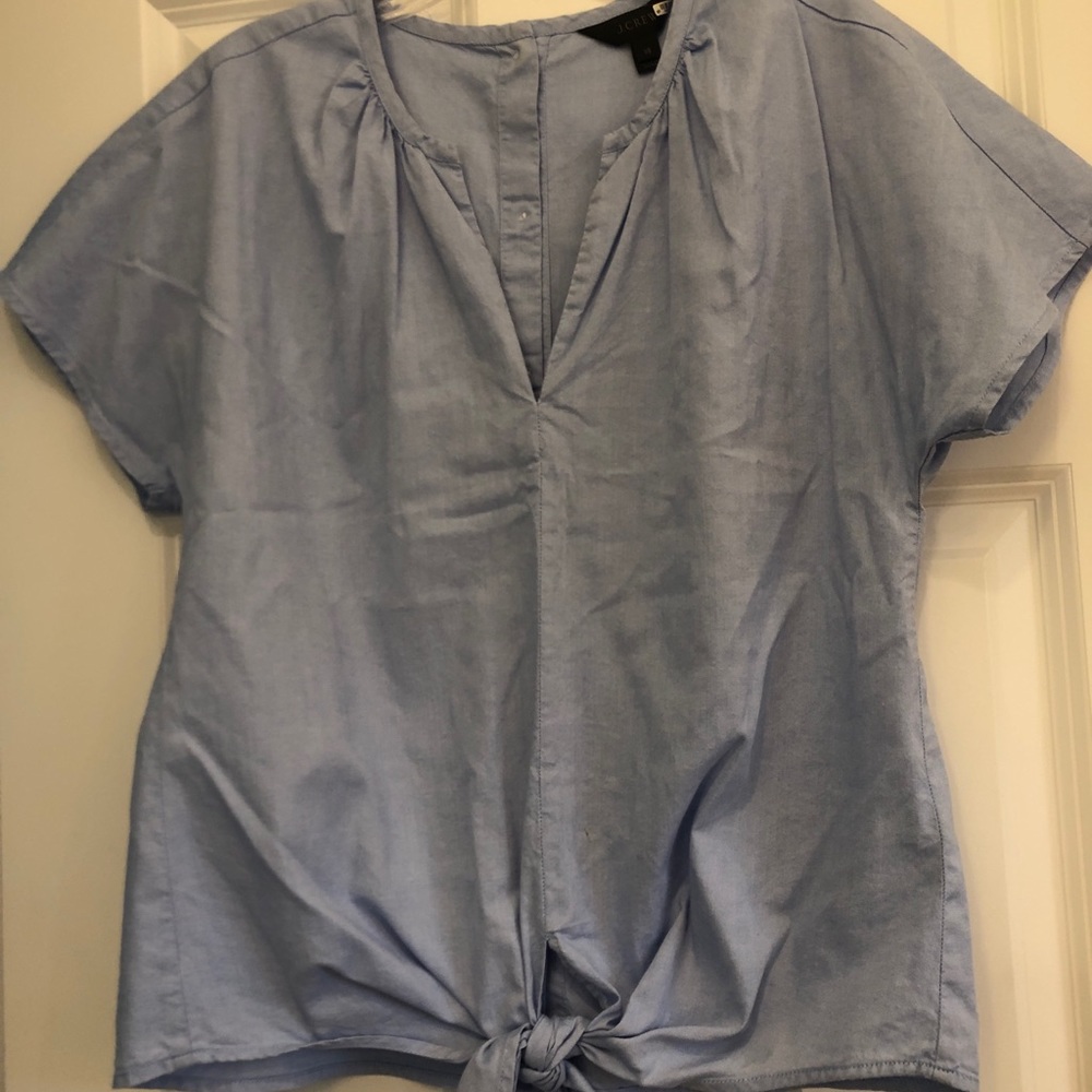 J. Crew light blue top